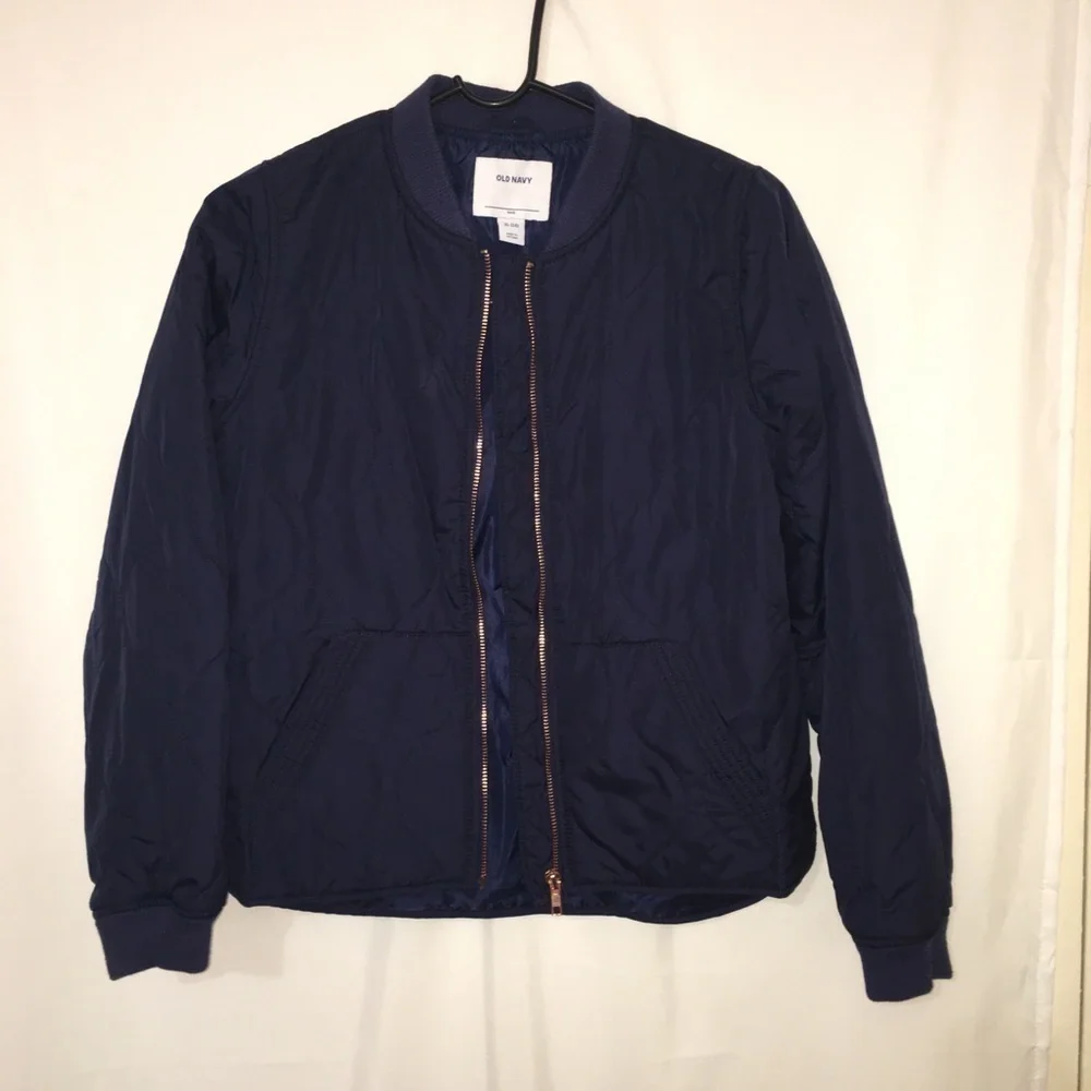 3/$35❤️Old navy girls zip up longsleeve jacket size 14